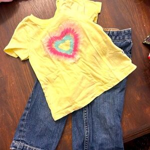 Baby Gap TShirt and Jeans Size 12-18 Months